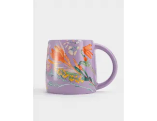Кружка, 370 мл, лиловая, Garland