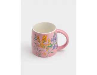 Кружка, 370 мл, розовая, Garland