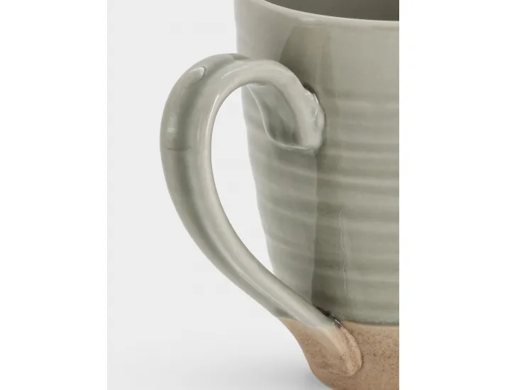 Кружка 350 мл серо-бежевая Спираль Home & Style Dallas