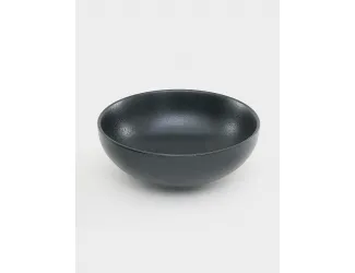 Салатник, 15.5 см, 0.5 л, чёрный, Икра