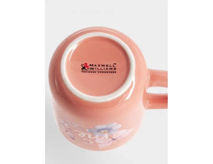 Кружка 380 мл/120 мл 2 шт светло-оранжевая Цветы Maxwell & Williams Camilla