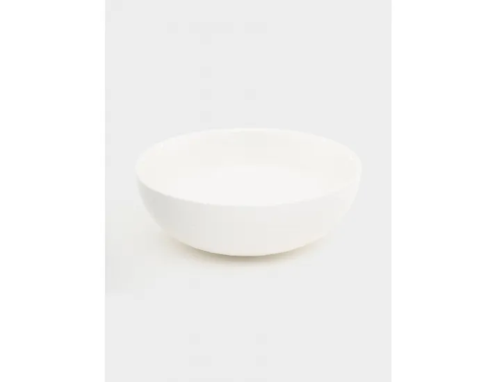 Салатник 23 см 2,0 л белый Мятый эффект Home & Style Rock