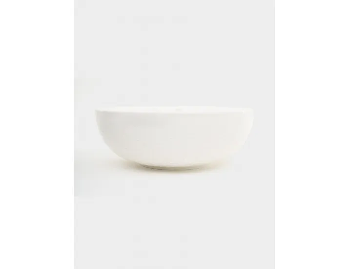 Салатник 23 см 2,0 л белый Мятый эффект Home & Style Rock