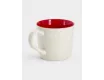 Кружка 450 мл бело-красная Home & Style Frost