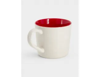 Кружка 450 мл бело-красная Home & Style Frost