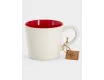Кружка 450 мл бело-красная Home & Style Frost