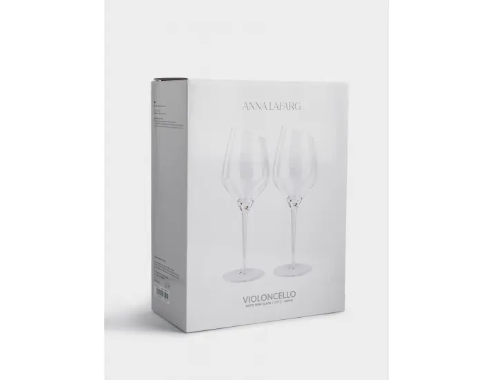 Бокал для белого вина 460 мл 2 шт Anna Lafarg Violoncello
