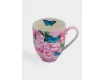 Кружка 400 мл с подставкой розовая Розы и бабочки Maxwell & Williams Posey