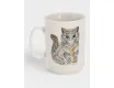 Кружка 415 мл белая Кот Anna Lafarg Wild