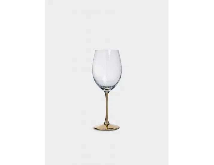 Бокал для красного вина 540 мл 2 шт золотистая ножка Anna Lafarg Ravello