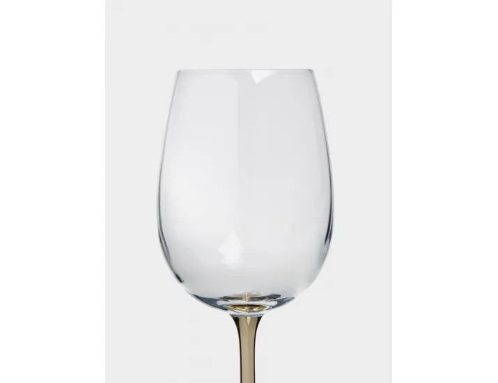 Бокал для белого вина 430 мл 2 шт золотистая ножка Anna Lafarg Ravello