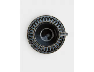 Чашка с блюдцем, 250 мл, Black Kitchen