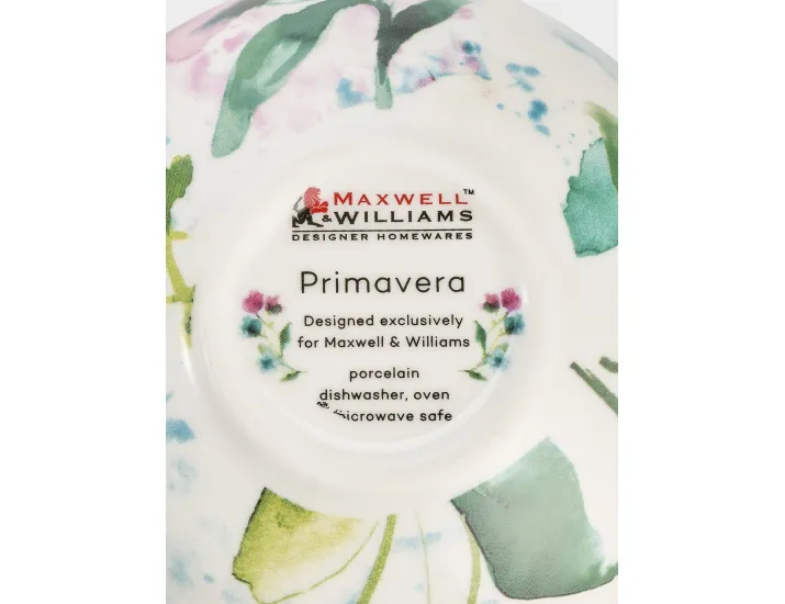 Набор сахарница 400 мл и молочник 360 мл белый Акварельные цветы Maxwell & Williams Primavera