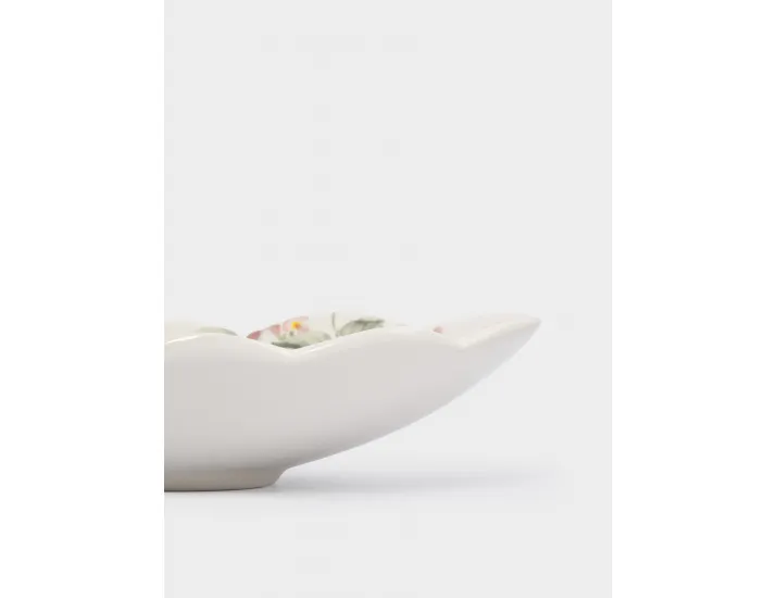 Блюдо 31х18 см овальное белое Кролик с цветами Anna Lafarg Flower Rabbit
