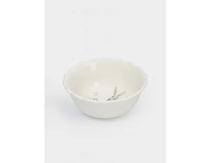 Салатник 15х7 см 530 мл белый Кролик с цветами Anna Lafarg Flower Rabbit