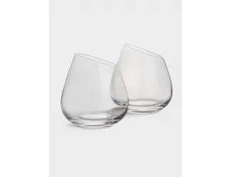 Стакан, 9 см, 350 мл, 2 шт, кристальное стекло, Violoncello