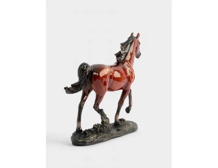 Статуэтка 22 см коричневая Бегущая лошадь Anna Lafarg Horse