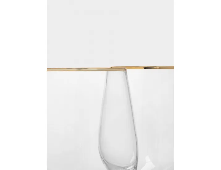 Стакан 500 мл 2 шт золотистый кант Anna Lafarg Ravello