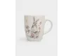 Кружка 330 мл белая Кролик с цветами Anna Lafarg Flower Rabbit