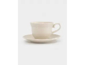 Пара чайная, 1 перс, 2 пр, 230 мл, фарфор P, молочная, Rustic