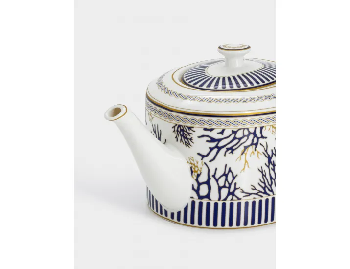 Чайник 1,2 л белый Кораллы Pozzi Milano Corallo