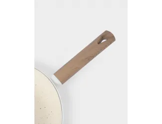 Сковорода 28 см с покрытием молочная Anna Lafarg Palisander