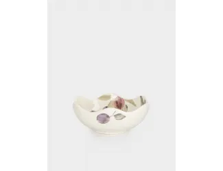 Салатник, 16х6 см, 450 мл, керамика, белый, Сливы, Plum Orchard