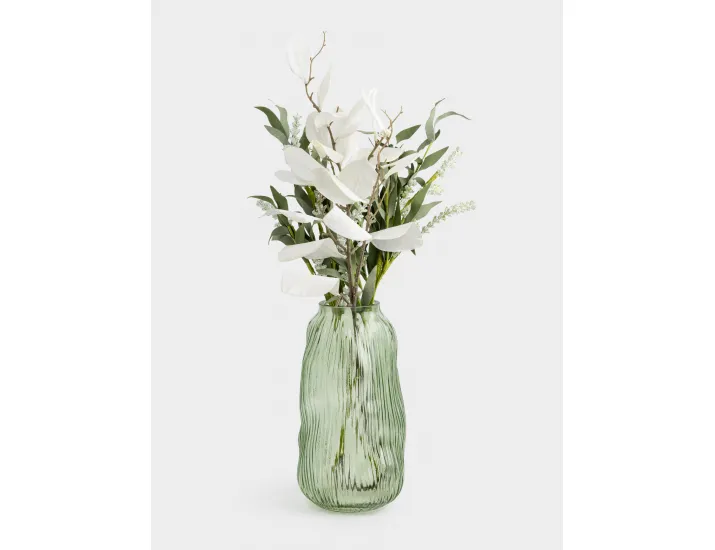 Ваза для цветов 30 см зеленая Anna Lafarg Creek