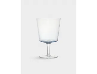 Бокал-кубок для вина, 320 мл, стекло, голубой, Soul