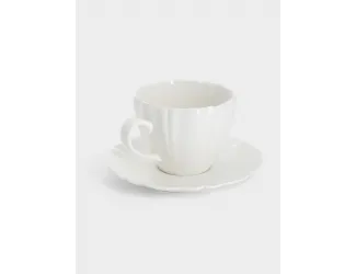 Чашка с блюдцем, 280 мл, Perle