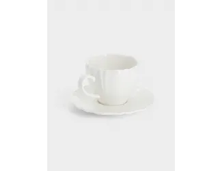 Чашка с блюдцем, 120 мл, Perle