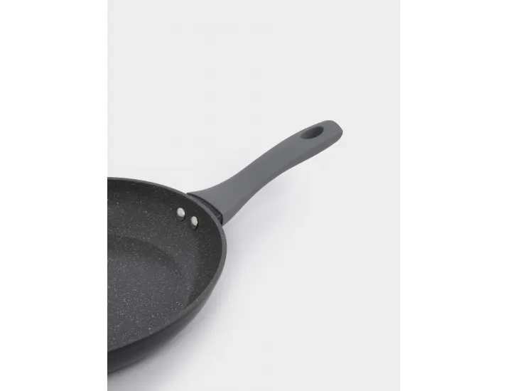 Сковорода 24 см с покрытием серо-черная Anna Lafarg Robust