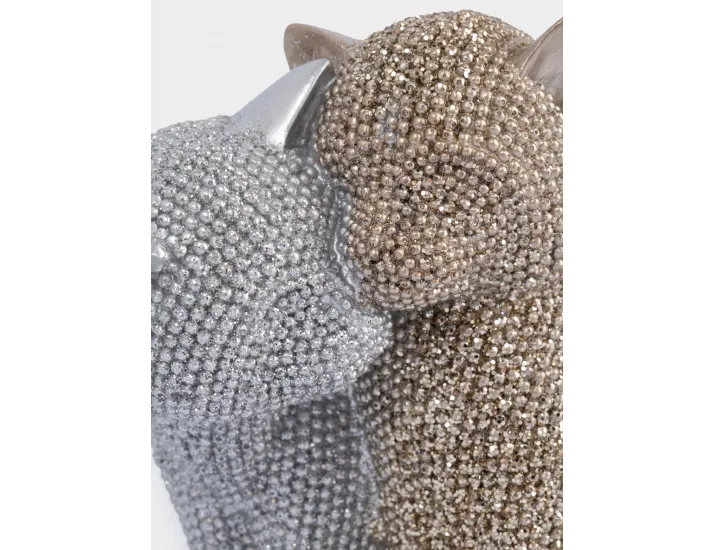 Статуэтка 16 см золотистая-серебристая Влюбленные коты Anna Lafarg Amulet