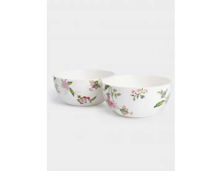 Набор обеденный 6 персон 21 предмет белый Цветы Anna Lafarg Provence