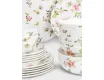 Набор обеденный 6 персон 21 предмет белый Цветы Anna Lafarg Provence