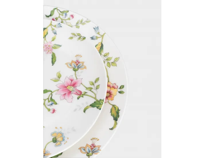 Набор обеденный 6 персон 21 предмет белый Цветы Anna Lafarg Provence