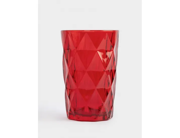 Стакан 12 см 340 мл красный Anna Lafarg Diamond color