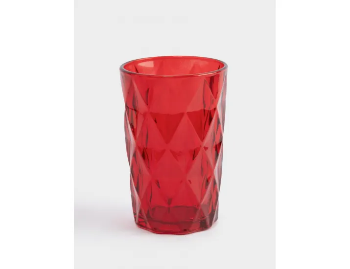 Стакан 12 см 340 мл красный Anna Lafarg Diamond color
