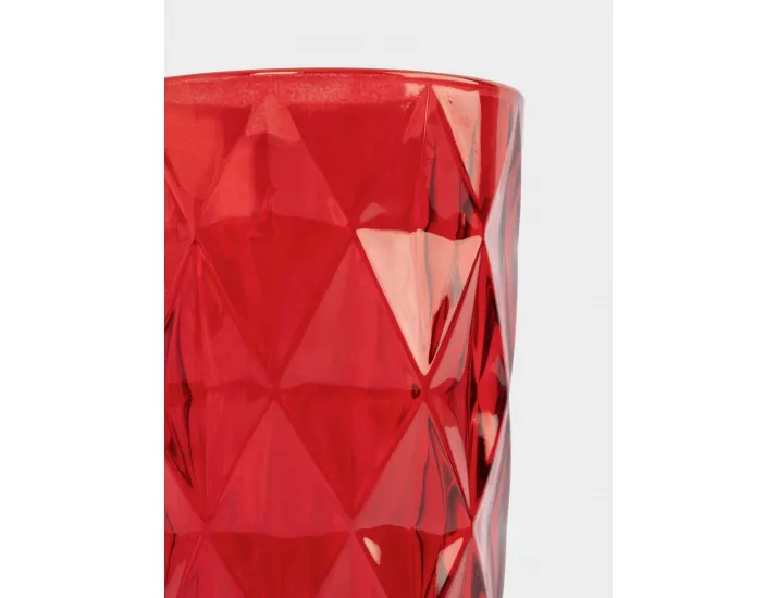 Стакан 12 см 340 мл красный Anna Lafarg Diamond color