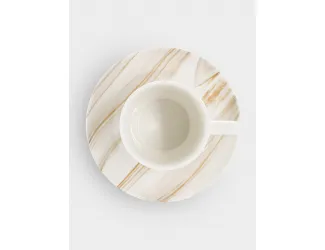 Чашка с блюдцем, 250 мл, The Royal Marble