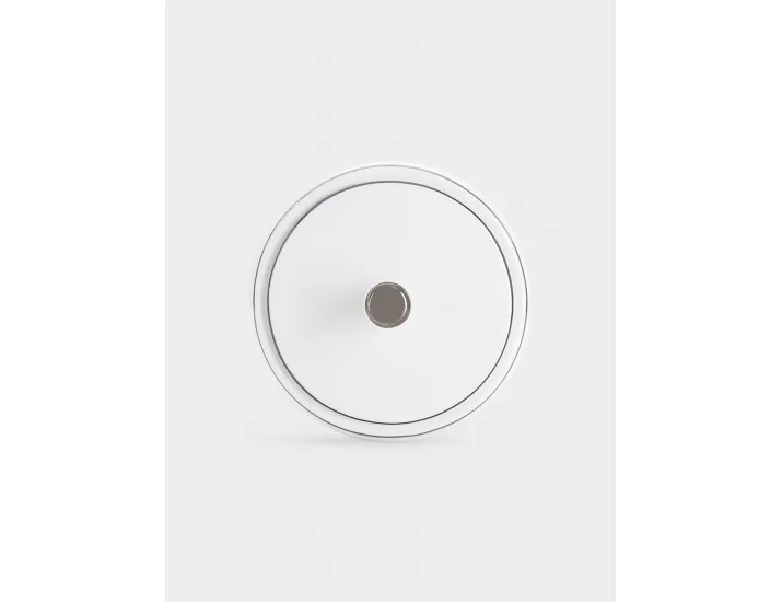 Сахарница 0,25 л белая с серебристым кантом Anna Lafarg Арктика