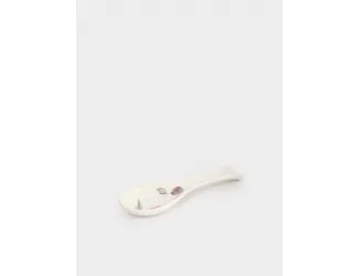 Подставка под ложку, 25 см, керамика, белая, Сливы, Plum Orchard