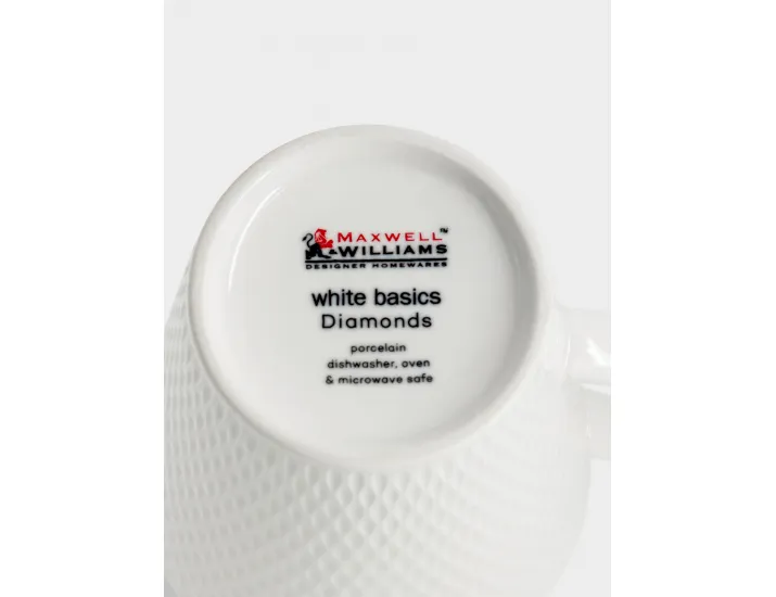 Кружка 350 мл белая Maxwell & Williams Даймонд