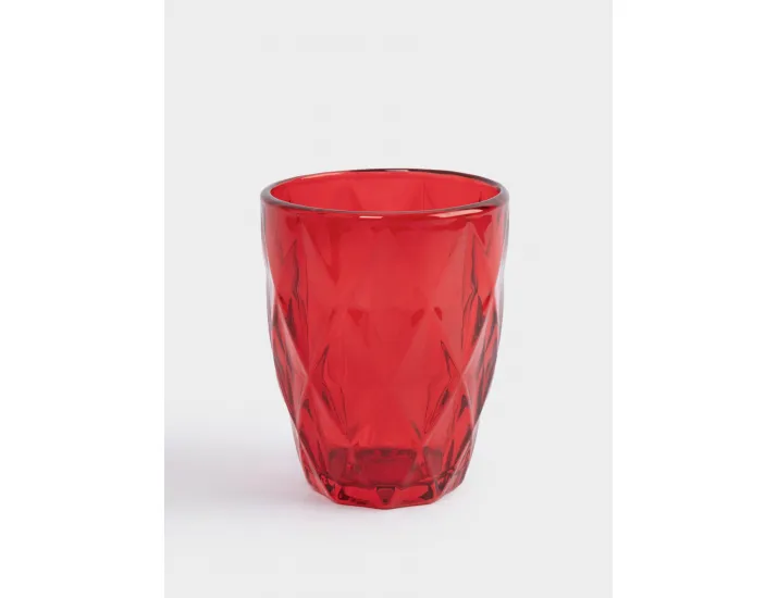 Стакан 10 см 270 мл красный Anna Lafarg Diamond color