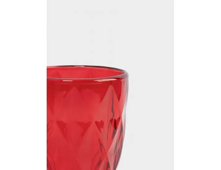 Стакан 10 см 270 мл красный Anna Lafarg Diamond color