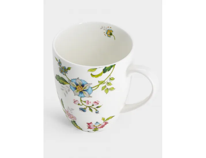 Кружка 400 мл белая Цветы Anna Lafarg Provence