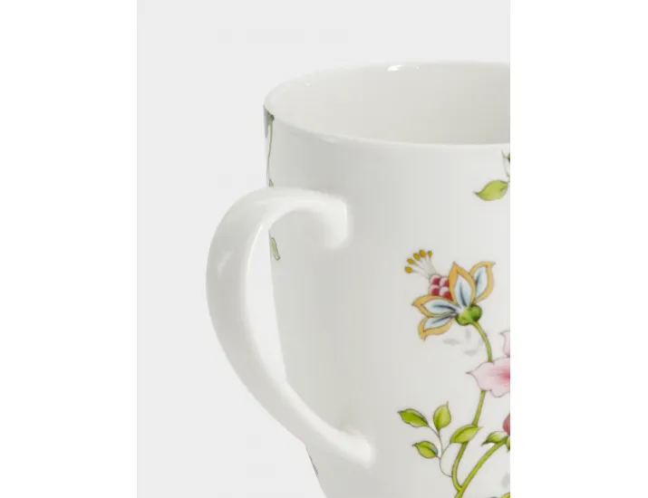 Кружка 400 мл белая Цветы Anna Lafarg Provence