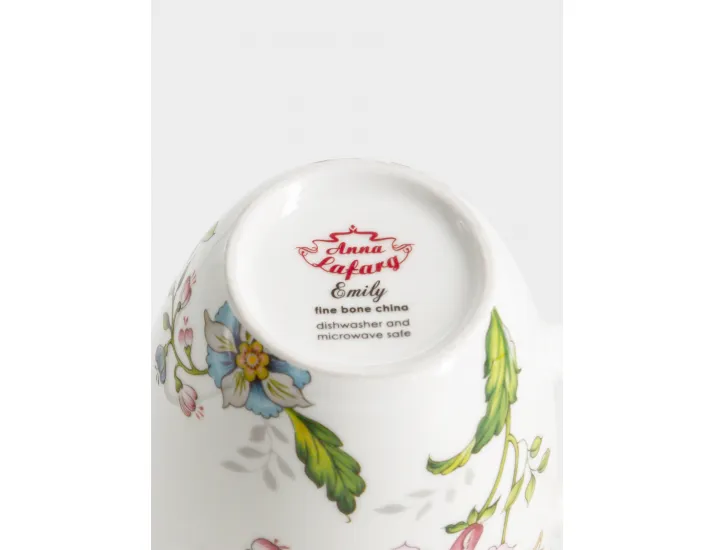 Кружка 400 мл белая Цветы Anna Lafarg Provence