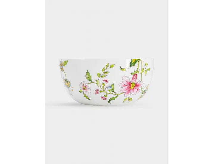 Салатник 14 см 0,75 л белый Цветы Anna Lafarg Provence