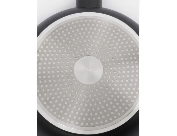 Сковорода 28 см с покрытием серо-черная Anna Lafarg Robust